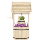 ZUN Garden Bed、 Wooden Wishing Well 39605570