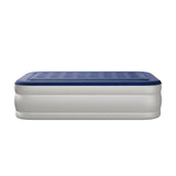 Twin Air Mattress with Built-in Pump, 18in Raised Comfort Blow up Mattress, Double Chamber Airbed, 83667549