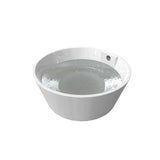 DAX Round Freestanding Acrylic Bathtub - Glossy White - 57" diameter B2702P227064
