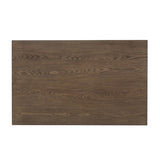 ZUN Walnut Brown Finish Rectangular Dining Table 1pc Wooden Furniture Kitchen Dining B011P175376