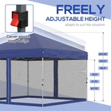 10' x 10' Pop Up Canopy Tent-Blue 18053622