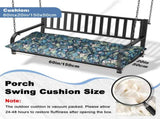 Outdoor Bench Cushion, 60 20 4 Inch, Tufted Waterproof Swing Cushion with Ties, for Patio Bench 89877957