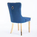 A&A Furniture,Nikki Collection Modern, High-end Tufted Solid Wood Contemporary Velvet Upholstered W1143P151485