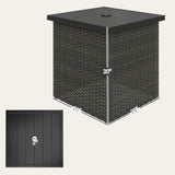 Wicker Side Table 42657186