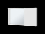Nome Medicine Cabinet with Interior Storage Compartments, White B097P474278