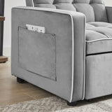 Three-in-one sofa bed chair folding sofa bed adjustable back into a sofa recliner single bed adult W1359137376