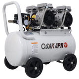 2.5 HP Silent Air Compressor 13 Gallon, Oil-Free, Electric Shop Air Compressor Portable,Lightweight W46564407