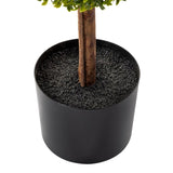 2pcs green 115cm three-ball boxwood PVC artificial tree 36565273