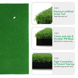 Golf Hitting Mats - 3.8'x5' Artificial Turf Training Mat for Indoor/Outdoor Swing Practice W2836P232196