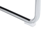 51.5" Decorative Stainless Steel Contemporary Bench in Faux Leather for Entryway Bench, Bedroom end N752P186171G