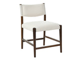 26.4" Solid Wood Counter Height Barstools, Modern Bar Stools Set of 2, Linen Upholstered Kitchen N762P411383A