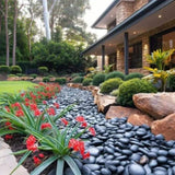 38lbs Decorative Garden Stone Outdoor Landscaping, Walkways, Yard, 1-3 inch Large Polished River W3280P296561
