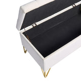 Upholstered storage rectangular bench for Entryway Bench,Bedroom end of Bed bench foot of the W2082P176730