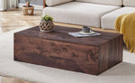 ZUN 39.3*23.6*12 Inch Walnut Wood Grain MDF Coffee Table - Luxurious Design, Perfect Living Room W1151P231619