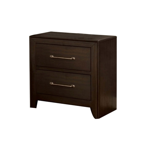 ZUN 2 Drawers Wooden Nightstand, Walnut B016P252829