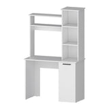 Rumford Computer Desk with Hutch and 3-Tier Storage Shelves B128P148802
