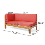 BRAVA X-BACK LEFT CORNER BENCH, RED 57967.00RED