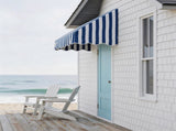4' Window Door Awning Sun Shade Canopy Outdoor Patio Cover, Blue & White Stripes 23642266