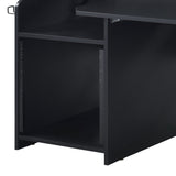 Black Music Desk with Earphone Rack B062P215478