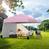 14 X 9.2 FT Pop up Canopy Tent - Pink 06291281