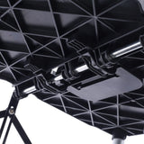 3 Layers Folding Collapsible Service Cart Pack-N-Roll Folding Collapsible Service Cart, Black, 50 W46578737