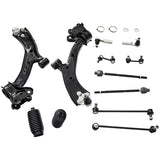 12x Front Lower Control Arms w/Ball Joint Sway Bar Fit for Honda CR-V 2007 - 2011 81100285