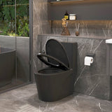 Dual-Flush One Piece Toilet 1.1/1.60 GPF, Water-Saving Elongated Comfort Height Floor Mounted, Soft W1573P143501