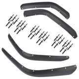 Front & Rear Fender Flares Extensions Set for Jeep Wrangler JL JLU l4 V6 18-24 89885511