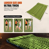 Double Air Mattress with Pillow, Built-in Foot Pump, 4-inch Camping Air Mattress, for Backpacking, 25351933
