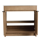 36" Freestanding Bathroom Vanity & 2 Soft-Close Cabinet Doors ,Only Vanity without W999113510