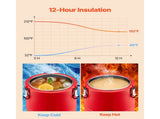 3 Gal/11.4L Insulated Beverage Dispenser with Spigot, Thermal Hot and Cold Drink Server, Food-Grade 68526461
