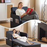 Adult Sleeper Chair Bed, 3-in-1 Convertible Sofa Chair Bed Pull-out Sofa Bed, Convenient Folding 90675162