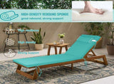 Outdoor Chaise Lounge Cushion, 80 in. x 26 in. x 3 in. Waterproof Fade-Resistant Patio Chair Pad for 64981840