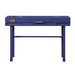 ZUN Blue Writing Desk with 1 Drawer B062P185678