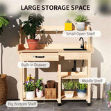 Garden Work BenchOpen Shelf Storage 99893862