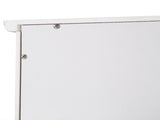 Double Door Fork Toilet Cabinet White 62734971