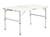 90 x 60 x 70cm Home Use Aluminum Alloy Folding Table White 44193343