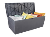120gal 460L Outdoor Garden Plastic Storage Deck Box Chest Tools Cushions Toys Lockable Seat 41782722