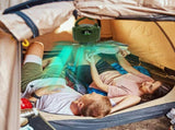 3-in-1 Camping Fan with LED Lantern, Portable Hanging Tent Fan 3 Speed Wind, Timer Function & Power 52683386
