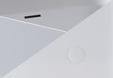 51'' Solid Surface Matte Tub, Freestanding Solid Surface Resin Stone Bathtub, Solid Surface Matte W2753P294506