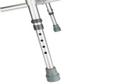 Medical Bathroom Safety Shower Tub Heavy Duty Aluminium Alloy Bath Chair Bench with Back White 77592932