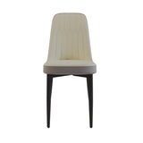 A set of 4 dining chair, modern style chair made of high-quality PU Leather fabric with thick soft 17198683