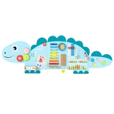 11-in-1 Dinosaur Activity Wall Busy Board Panels-- Wooden Sensory Toy-Blue 29392813