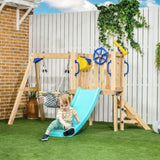 Wooden Swing Set Toddler Slide 31100419