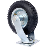 4PCS 8IN CASTER pneumatic tire, Caster Wheel, Swivel Plate, Steel Hub with W465130461