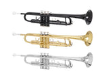 Brass Trumpet Bb with 7C Mouthpiece for Standard Student or Beginner Golden 74335617