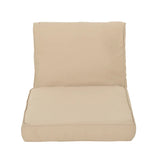HONOLULU CLUB CHAIR CUSHION SET, BACK CUSHION AND SEAT CUSHION, TAN, SET OF 1, N775P270243A