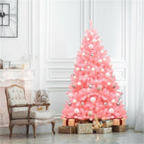 6ft Pink Christmas Tree - 1036 Flourishing Branch Tips for Dreamy Festive Ambiance 68375270