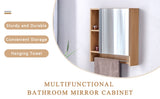 Bathroom Mirror Cabinet Wall Mounted,Medicine Cabinet,Over The Toilet Storage Cabinet with Shelves W3226P278933