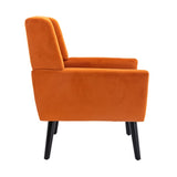Modern Soft Velvet Material Ergonomics Accent Chair Living Room Chair Bedroom Chair Home Chair With W676P313963